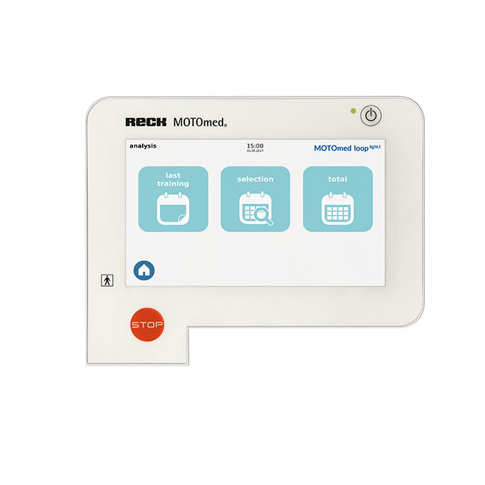 MOTOmed USA Loop Light. Entrenador de piernas - Bicicleta estática asistida por motor, entrenador activo y pasivo