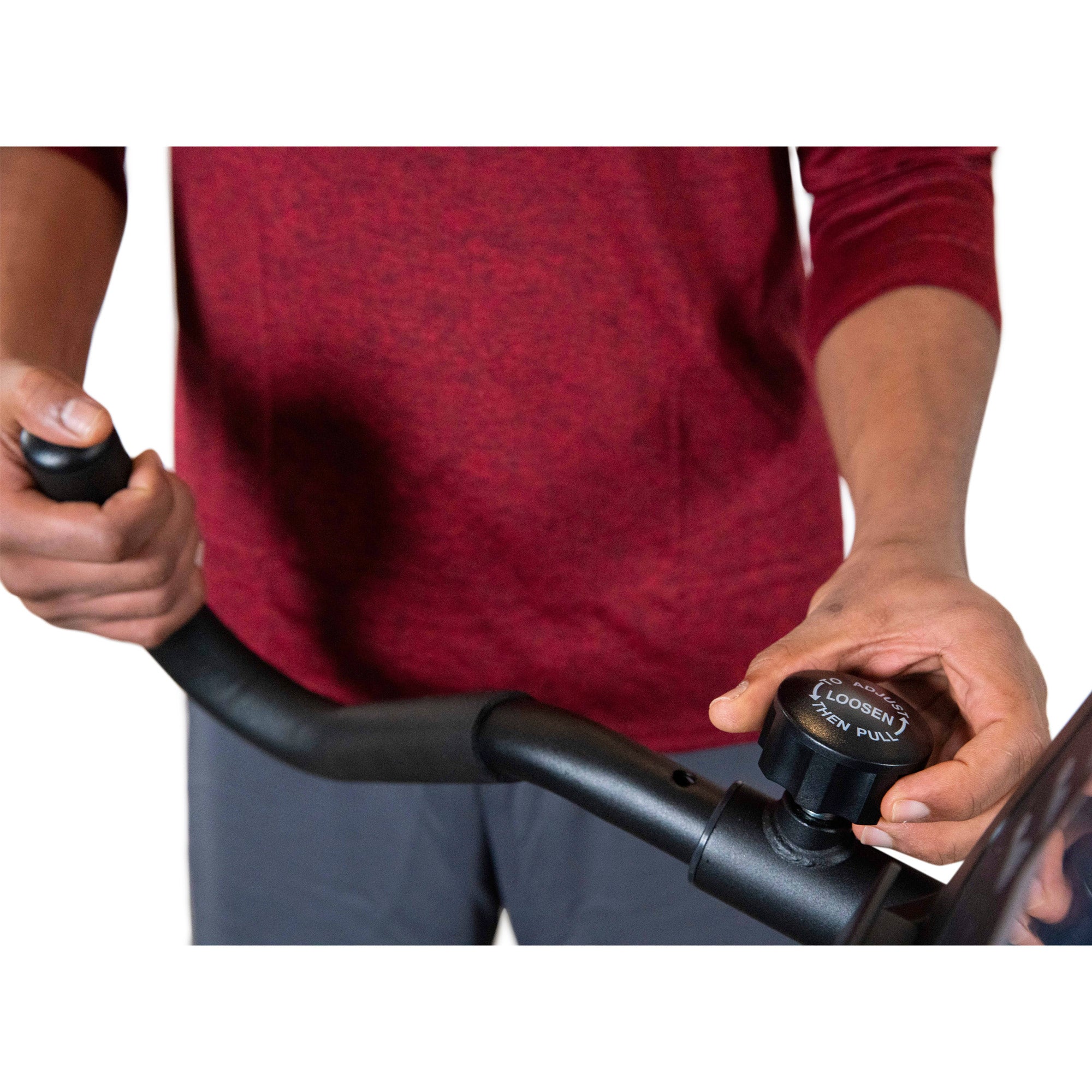 Bicicleta reclinada CyclePlus con ejercicio para brazos