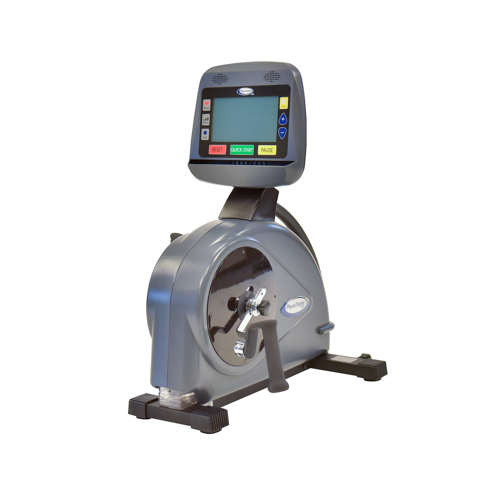 Ergómetro de brazo PhysioTrainer PRO con control electrónico - Bicicleta de ejercicios para brazos en silla de ruedas