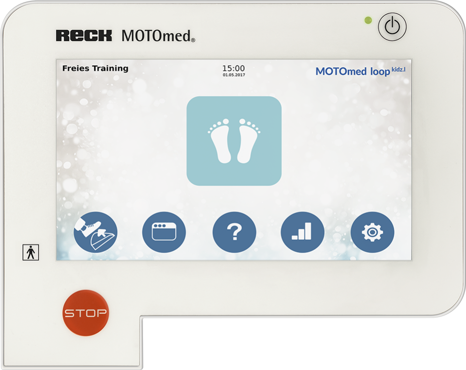 MOTOmed USA loop kidz.l Entrenador de piernas para niños y adolescentes